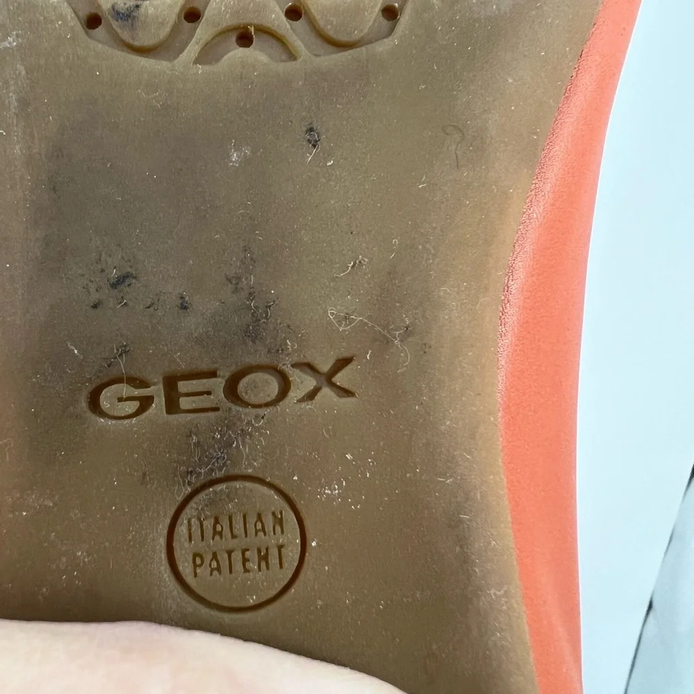 GEOX Respria leather flat 39.5/9.5